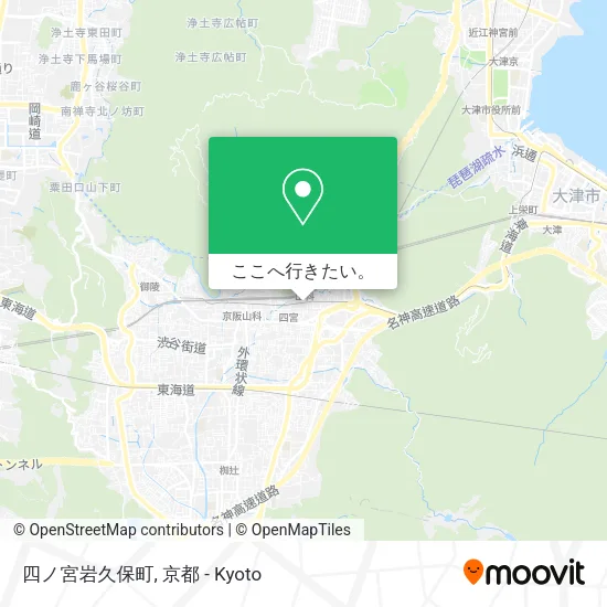 四ノ宮岩久保町地図