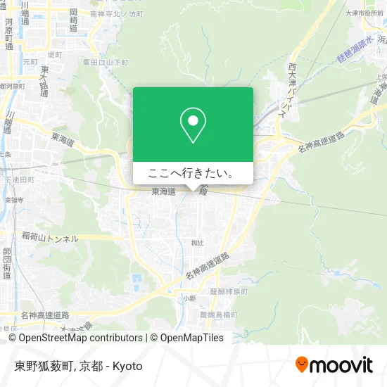 東野狐薮町地図