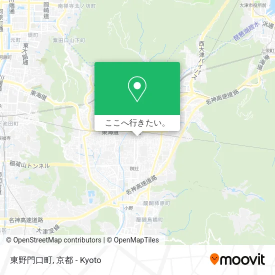 東野門口町地図