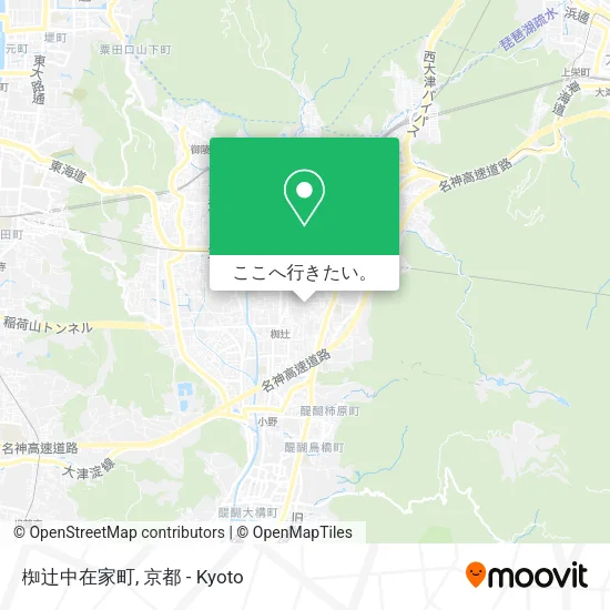 椥辻中在家町地図