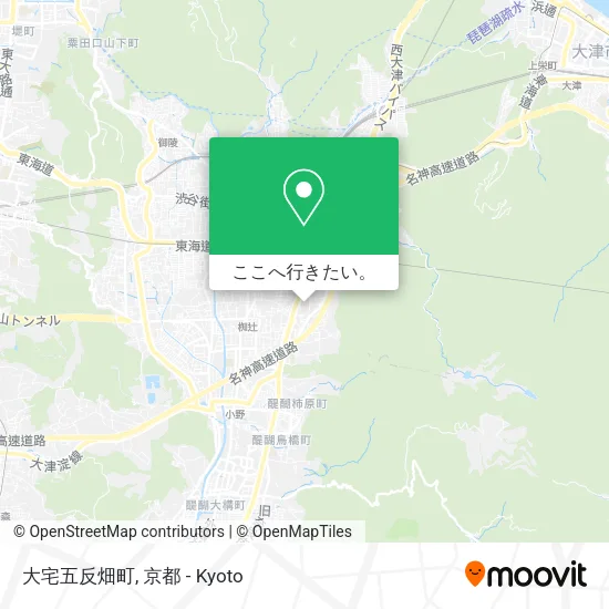 大宅五反畑町地図