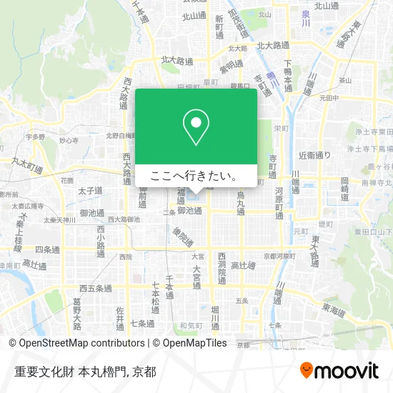 重要文化財 本丸櫓門地図