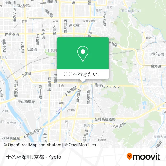 十条相深町地図