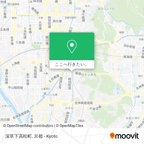深草下高松町地図