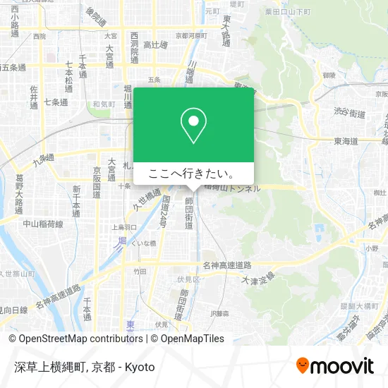 深草上横縄町地図