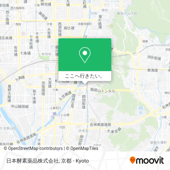 日本酵素薬品株式会社地図