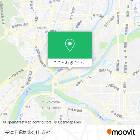 長津工業株式会社地図