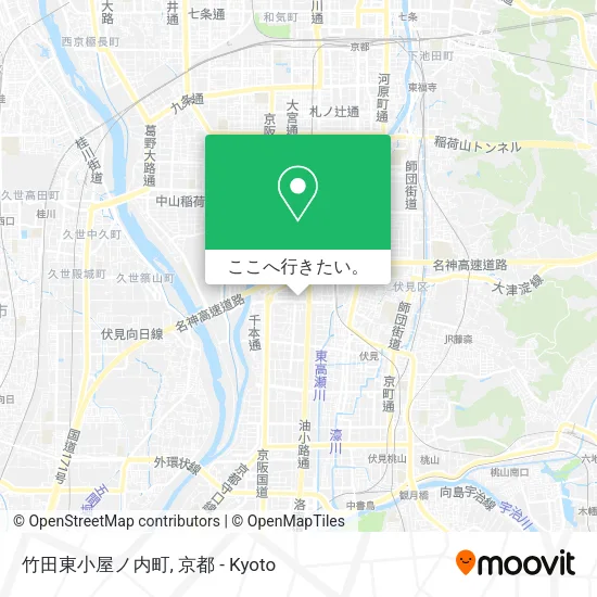 竹田東小屋ノ内町地図