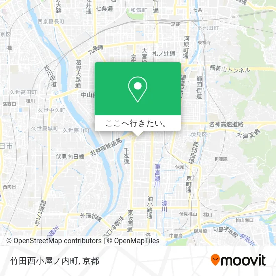 竹田西小屋ノ内町地図