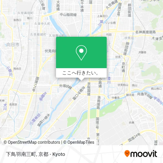下鳥羽南三町地図