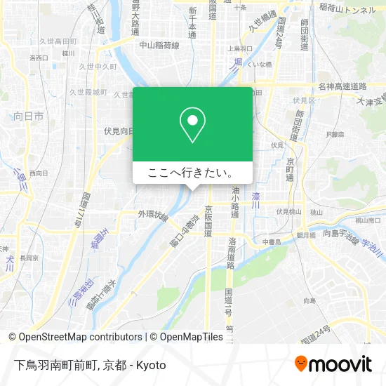 下鳥羽南町前町地図
