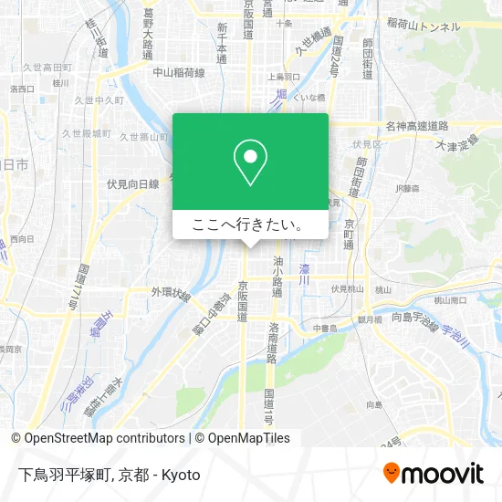 下鳥羽平塚町地図
