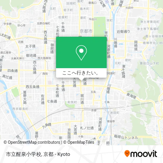 市立醒泉小学校地図