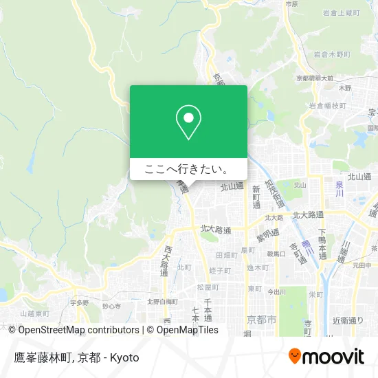 鷹峯藤林町地図