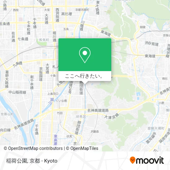 稲荷公園地図