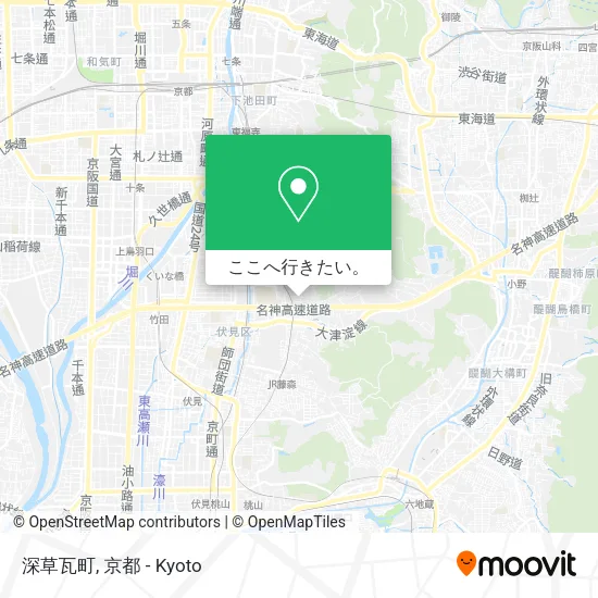 深草瓦町地図