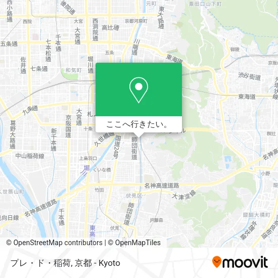 プレ・ド・稲荷地図