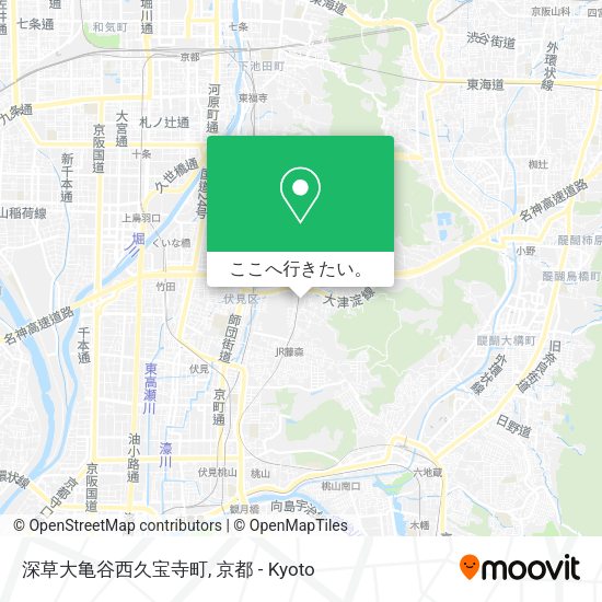 深草大亀谷西久宝寺町地図