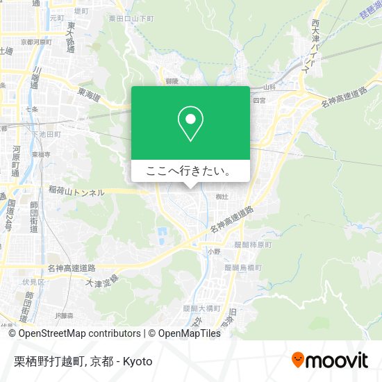 栗栖野打越町地図