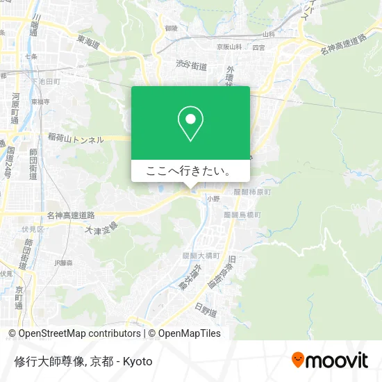 修行大師尊像地図