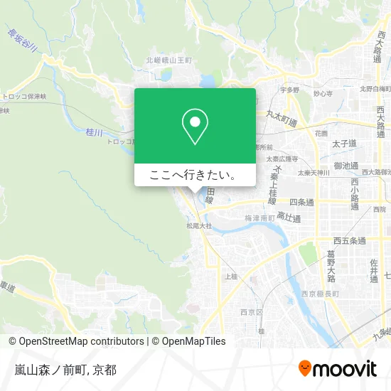 嵐山森ノ前町地図