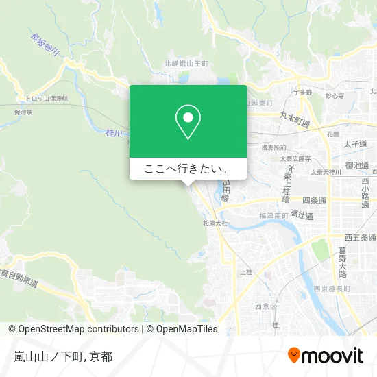 嵐山山ノ下町地図