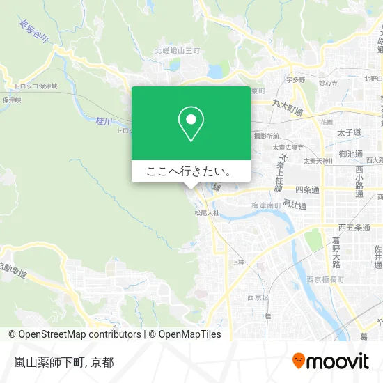 嵐山薬師下町地図