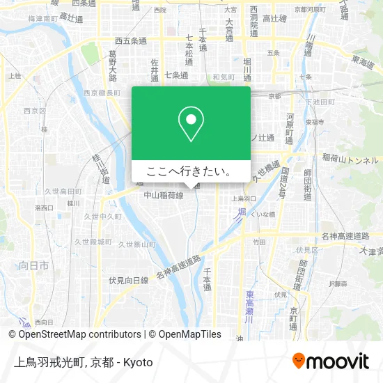 上鳥羽戒光町地図