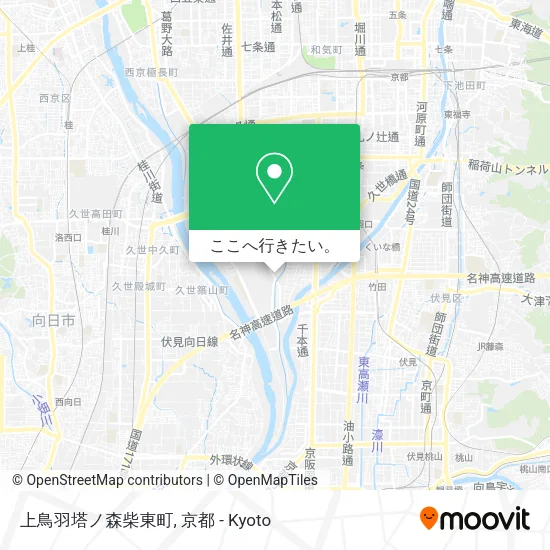 上鳥羽塔ノ森柴東町地図