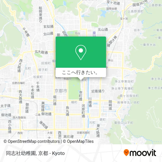 同志社幼稚園地図