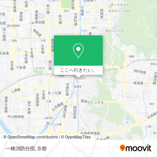 一橋消防分団地図