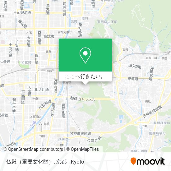 仏殿（重要文化財）地図