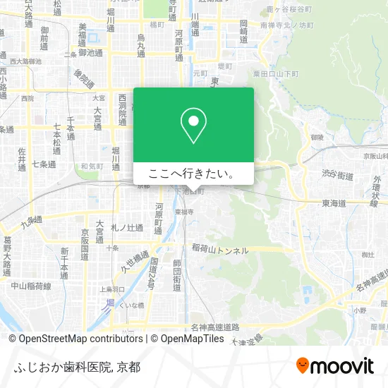 ふじおか歯科医院地図