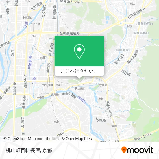 桃山町百軒長屋地図