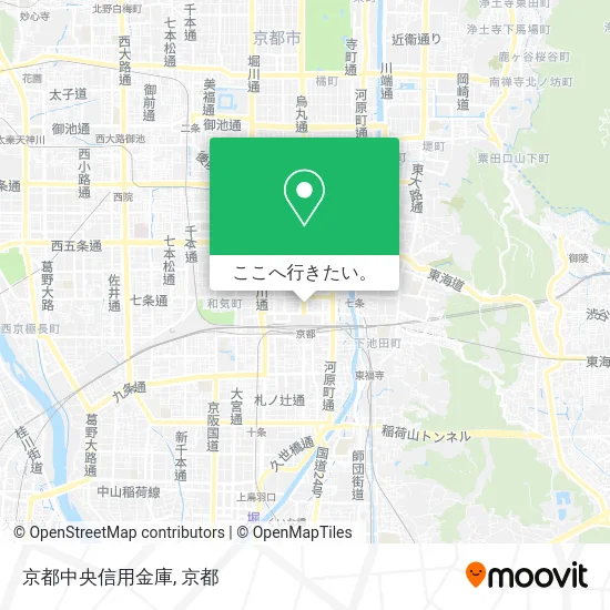 京都中央信用金庫地図