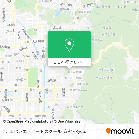 寺田バレエ・アートスクール地図