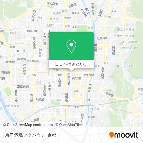 寿司酒場フクハウチ地図