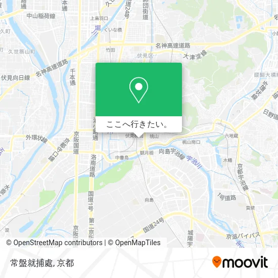 常盤就捕處地図