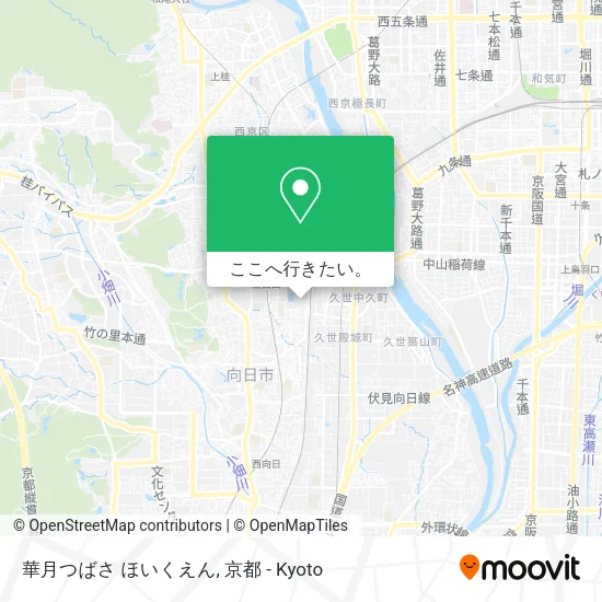 華月つばさ ほいくえん地図