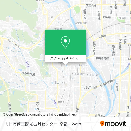 向日市商工観光振興センター地図