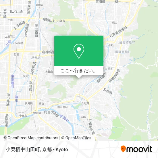 小栗栖中山田町地図