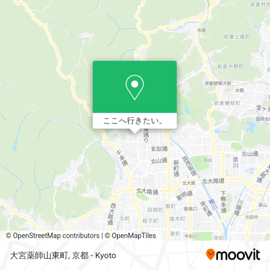 大宮薬師山東町地図