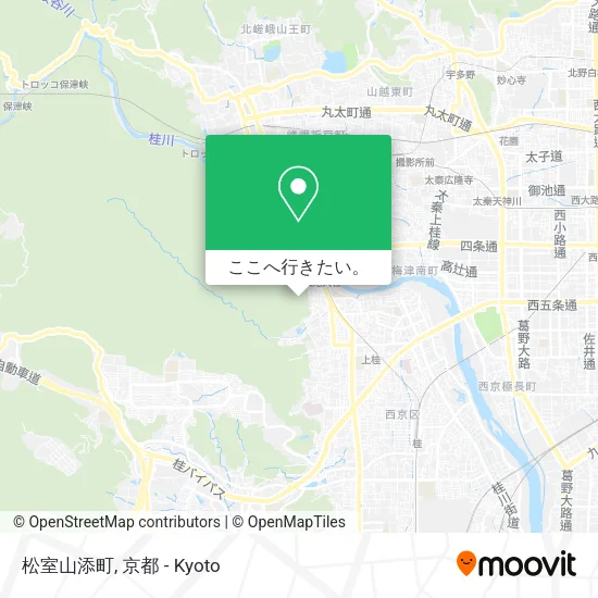 松室山添町地図