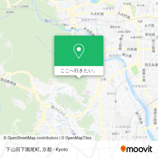 下山田下園尾町地図