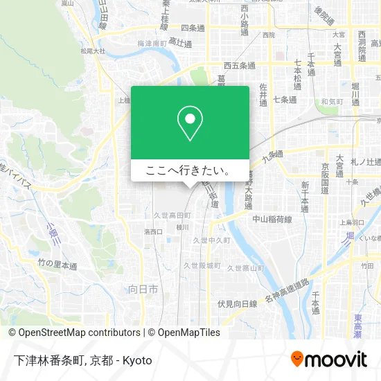 下津林番条町地図