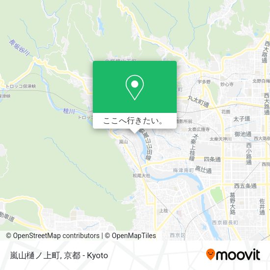 嵐山樋ノ上町地図