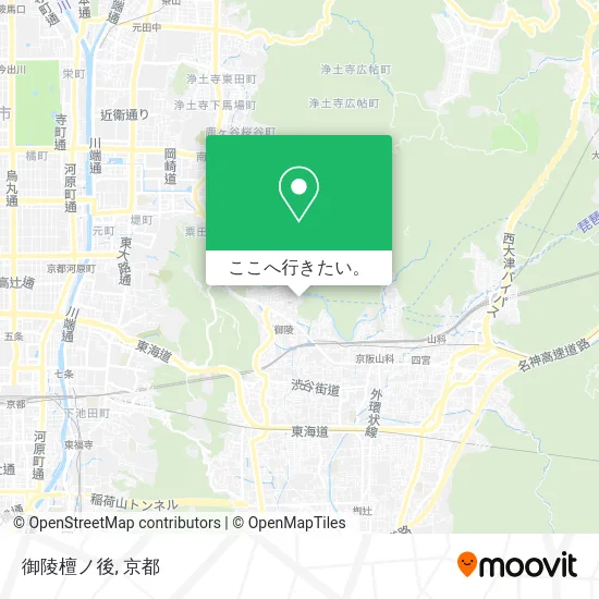 御陵檀ノ後地図