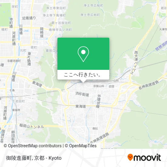 御陵進藤町地図