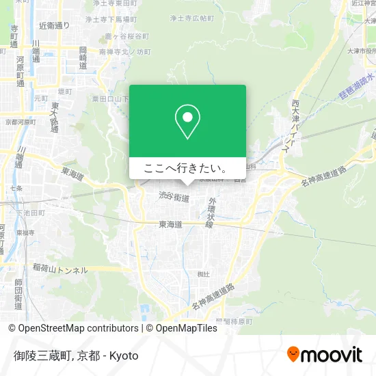 御陵三蔵町地図