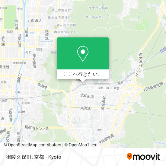 御陵久保町地図